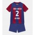 Günstige Barcelona Joao Cancelo #2 Babykleidung Heim Fussballtrikot Kinder 2023-24 Kurzarm (+ kurze hosen)